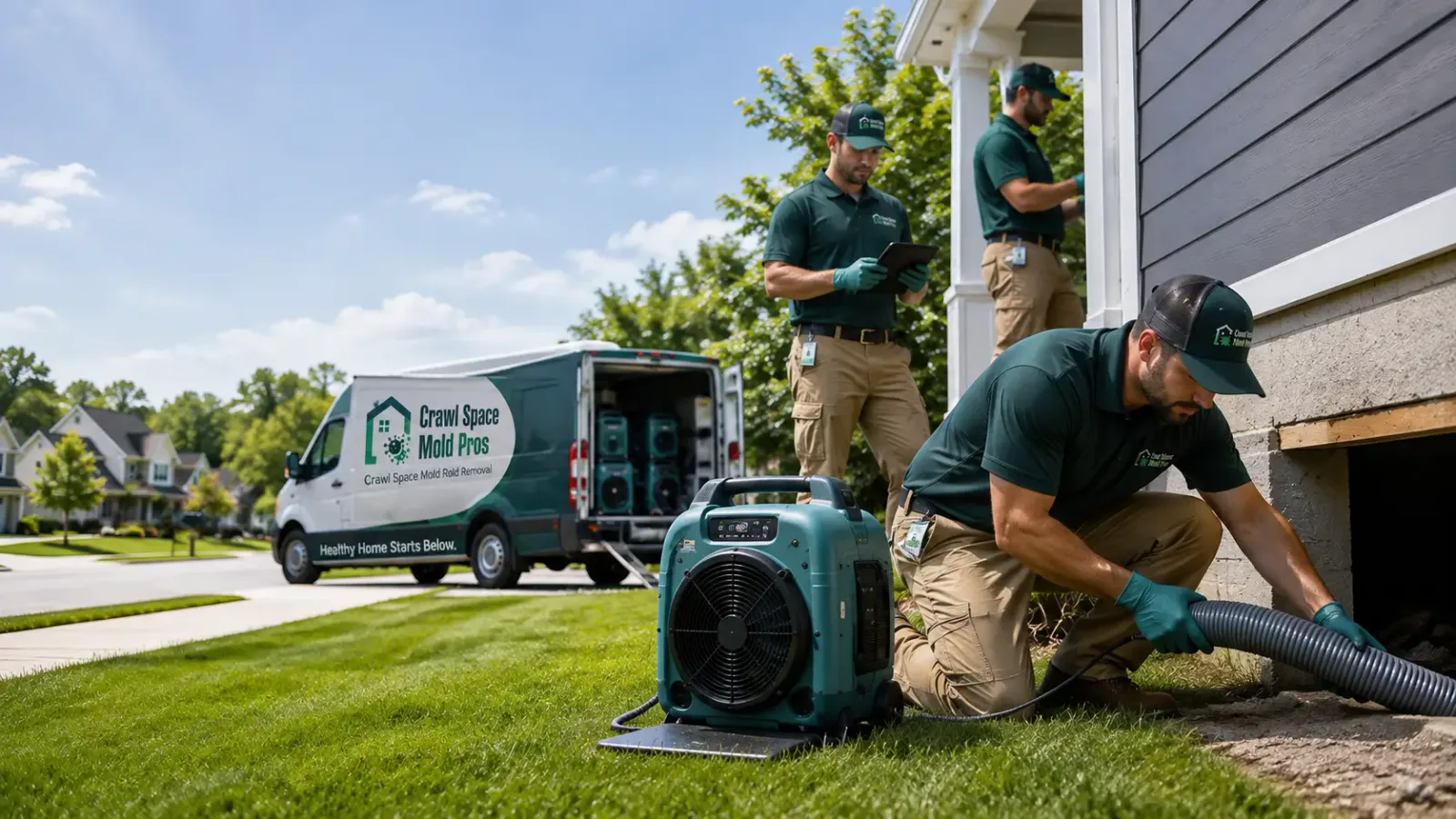 Crawl Space Mold Removal in Struthers, OH